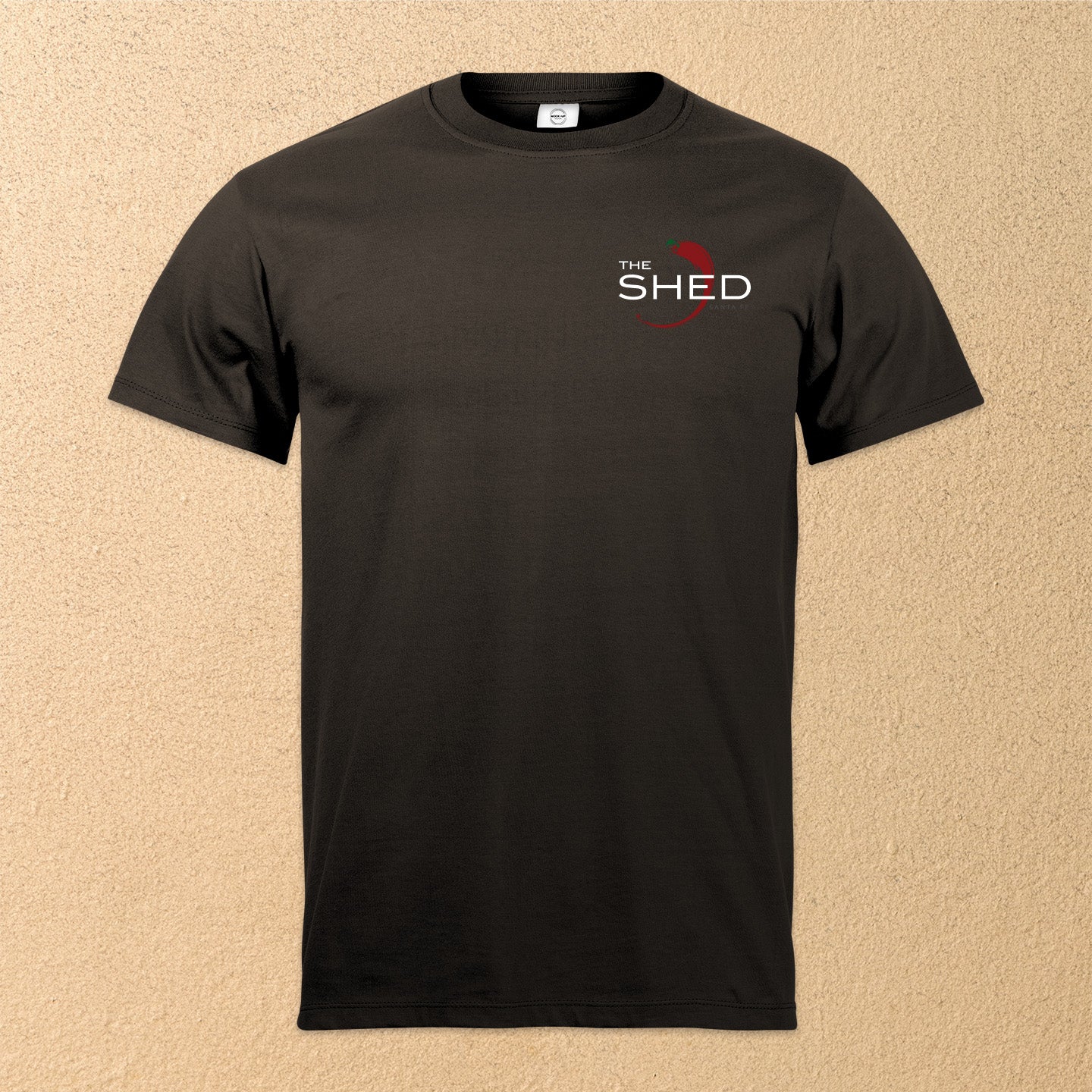 "The Shed Chile" Men's Short-Sleeved T-Shirt - Black