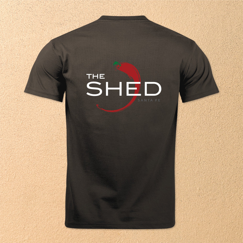 "The Shed Chile" Men's Short-Sleeved T-Shirt - Black
